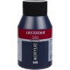 Akrylová a olejová barva Amsterdam Standard akrylová barva 566 prussian blue phthalo 1000 ml