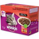 Whiskas 1+ Adult klasický výběr v omáčce 12 x 85 g