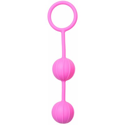 Easytoys Vertical Ribbed Geisha Balls - Pink Easytoys Geisha Collection – Zboží Mobilmania