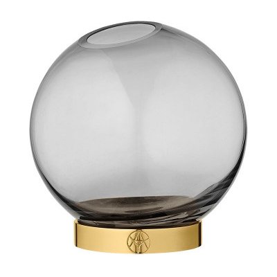 Váza Globe Black 17 cm AYTM – Hledejceny.cz