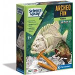 CLEMENTONI Science&Play ArcheoFun Piraňa svítící ve tmě – Zboží Dáma