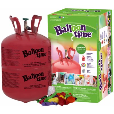 Helium Balloon Time + 30 barevných balónků mix – Zboží Mobilmania