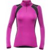 Dámské sportovní tričko Devold dámský rolák Energy Woman Zip Neck fuchsia 116721