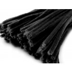 Drátek modelovací chlupatý Ø6 mm/30 cm černá – Hledejceny.cz