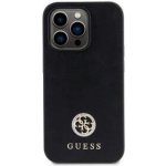 Guess 4G Strass Metal Logo Apple iPhone 15 Pro černé