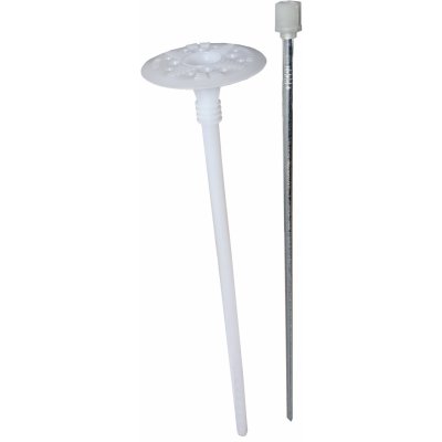 Talířová hmoždinka WKRET-MET LFMG 10 s kovovým trnem 10 x 260 mm 100 ks – Zboží Mobilmania