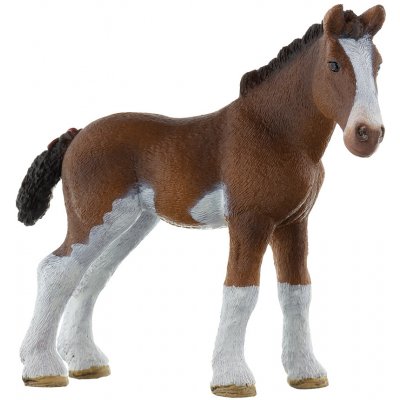 Schleich Clydesdálské hříbě – Zbozi.Blesk.cz