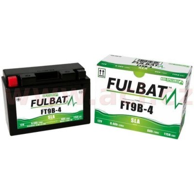 Motobaterie Fulbat 12V, FT9B-4 SLA, 8Ah, 115A, bezúdržbová MF AGM 150x70x105, (včetně balení elektrolytu) YAMAHA MT-03 rok 06-12 | Zboží Auto