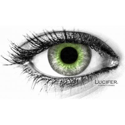 Lucifer Barevné čočky - nedioptrické - Yukon Green 2 čočky – Hledejceny.cz