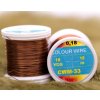 Výroba nástrahy Hends Products kroužkovací drátek Colour Wire 21,6 m 0,09 mm Hnědá