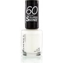 Rimmel London 60 Seconds Super Shine Nail Polish 703 White Hot Love 8 ml