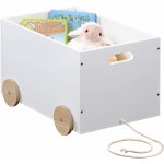 Kesper Box s kolečky bílý 50 x 35 x 30 cm – Zboží Dáma