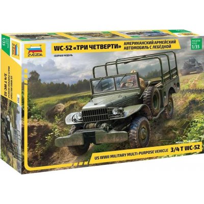 Zvezda Model kit military 3664 Dodge WC-52 1:35