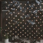 vidaXL Vánoční světelná síť bílá 4 x 4 m 544 LED vnitřní i venkovní – Sleviste.cz