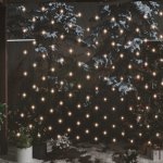 vidaXL Vánoční světelná síť bílá 4 x 4 m 544 LED vnitřní i venkovní – Hledejceny.cz