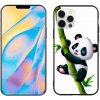 Pouzdro a kryt na mobilní telefon Apple mmCase Gelové iPhone 12 Pro - panda na bambusu