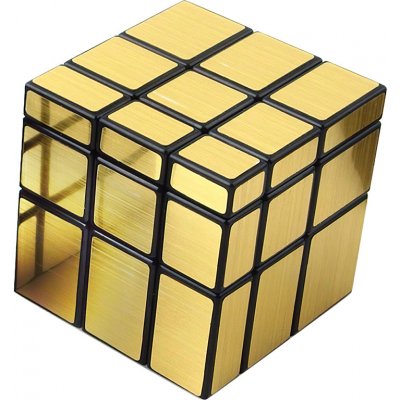 Qi Yi Cube Rubikova kostka Zrcadlová 3x3x3 Zlatá Mirror Cube – Hledejceny.cz