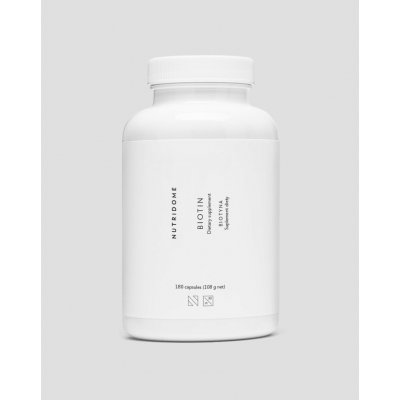 Nutridome Biotin kapsle 2500 mcg vitamínu H na vlasy, pleť a nehty 180 ks – Hledejceny.cz