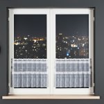 Dekorační metrážová vitrážová záclona EGON bílá výška 50 cm MyBestHome – Zboží Mobilmania