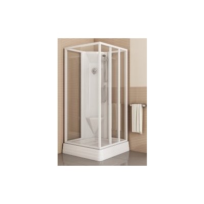 Ravak Supernova - Rohový sprchový box s pevnou stěnou ASBP3, 905 x 905 mm – Sleviste.cz