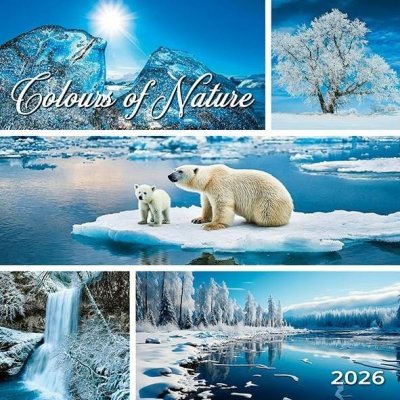 Colours of Nature nástěnný 33 x 33 cm 2026 – Zbozi.Blesk.cz