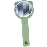 ANNAM Kartač na zvířata s tlačítkem na sundavaní chlupů 20 x 8 cm – Zboží Mobilmania