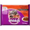 Whiskas Junior masový výběr ve šťávě 4 x 100 g