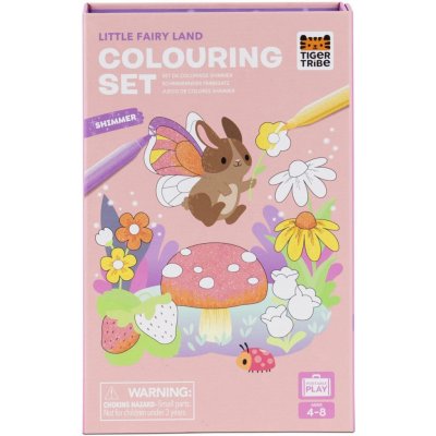 Tiger Tribe Shimmer Colouring Set Little Fairy Land – Hledejceny.cz