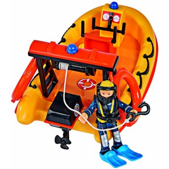 Simba Požárník Sam Záchranný člun Neptun s figurkou 9251047