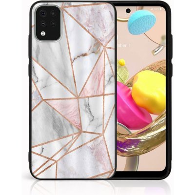 Pouzdro PROTEMIO 59934 MY ART Ochranný kryt pro LG K42 PINK MARBLE 143