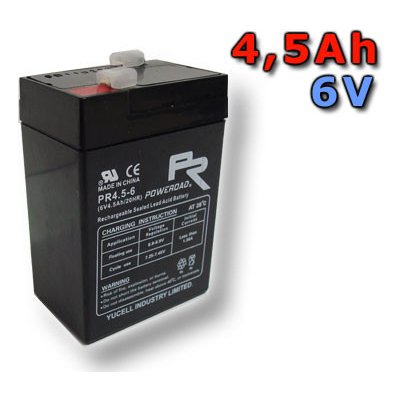 Goowei Energy OT4.5-6 4.5Ah 6V VRLA – Sleviste.cz