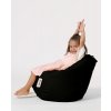 Sedací vak a pytel Atelier del Sofa Garden Bean Bag Premium Kids černá