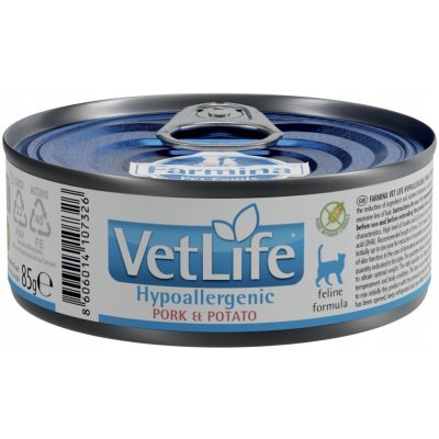 Vet Life Natural Hypoallergenic Pork & Potato 85 g – Sleviste.cz