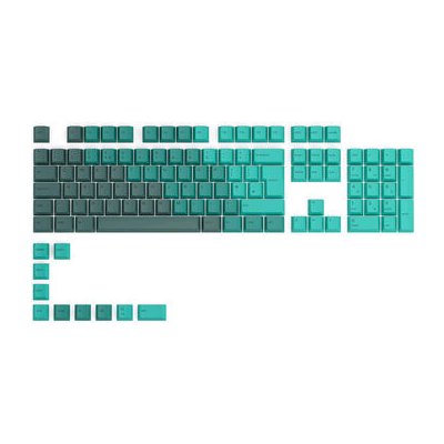 Glorious PC Gaming Race GPBT Keycaps - 115 PBT, ISO, UK, Rain Forest GLO-KC-GPBT-RF-UK