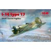 Sběratelský model ICM Polikarpov I-16 type 17 Soviet WWII Fighter 4x camo 32005 1:32