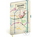 Presco Notes Maappi, linkovaný, 13 × 21 cm – Zboží Mobilmania
