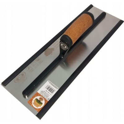 Olejnik Prohnuté hladítko 356x120x0,7 mm s korkovou rukojetí – Zboží Mobilmania