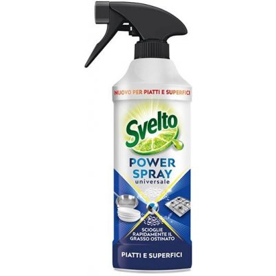 Svelto Power Spray Universale pěnový přípravek ve spreji na nádobí a kuchyňské povrchy 435 ml – HobbyKompas.cz