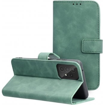 Pouzdro Samsung Galaxy A52 5G / A52 LTE 4G / A52s 5G zelené - knížkové Forcell TENDER