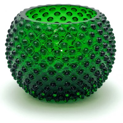 Váza 18cm - Hobnail - Ananas - tmavě zelená – Hledejceny.cz