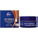 Přípravek na vrásky a stárnoucí pleť Nivea Anti-Wrinkle+Contouring noční krém 65+ 50 ml