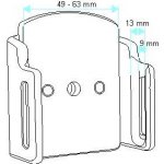 Brodit držák do auta na mobilní telefon nastavitelný, bez nabíjení, š. 49-63 mm, tl. 9-13 mm 511231 – Sleviste.cz