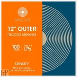 SPINCARE DENSITY 12 Inch 400g Polythene Outer Vinyl Record Sleeves 100ks – Zboží Živě