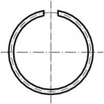 TS Kroužek pojistný drátěný na hřídel 6 mm - ČSN 022925 – Hledejceny.cz