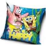 Carbotex Polštář Spongebob a Patrik HAPPY 40x40 – Zboží Mobilmania