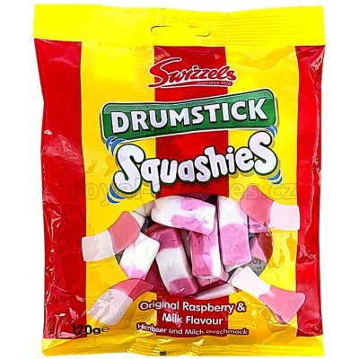 Swizzels Drumstick Squashies Mléčná malina 120 g – Zboží Mobilmania