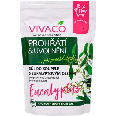 VIVACO Vivapharm Sůl do koupele prohřátí a uvolnění 1000 g – Hledejceny.cz