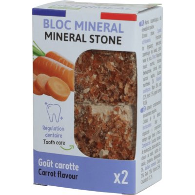 Zolux Nutrimeal Minerální kámen Mrkev 2 x 100 g – Sleviste.cz