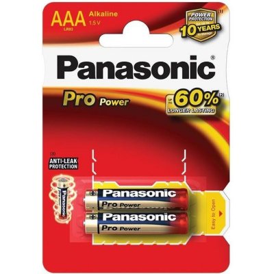 Panasonic Pro Power AAA 2ks 00265960 – Zbozi.Blesk.cz