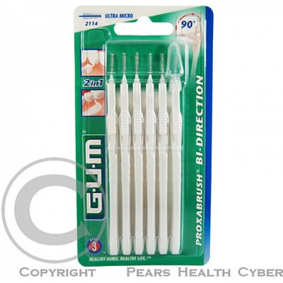 GUM Bi-Direction Ultra mezizubní kartáčky 0,7 mm 6 ks – Sleviste.cz